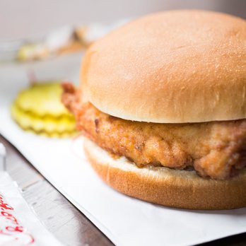 Chick-fil-a opens at school cafeteria every Tuesday and Thursday. Photo Credit: Yelp