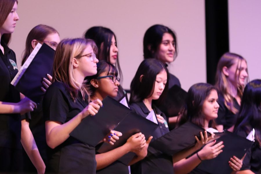 LTHS Choir competed in the Region 24 competition with other high schools. Photo Credit: LTHS Yearbook