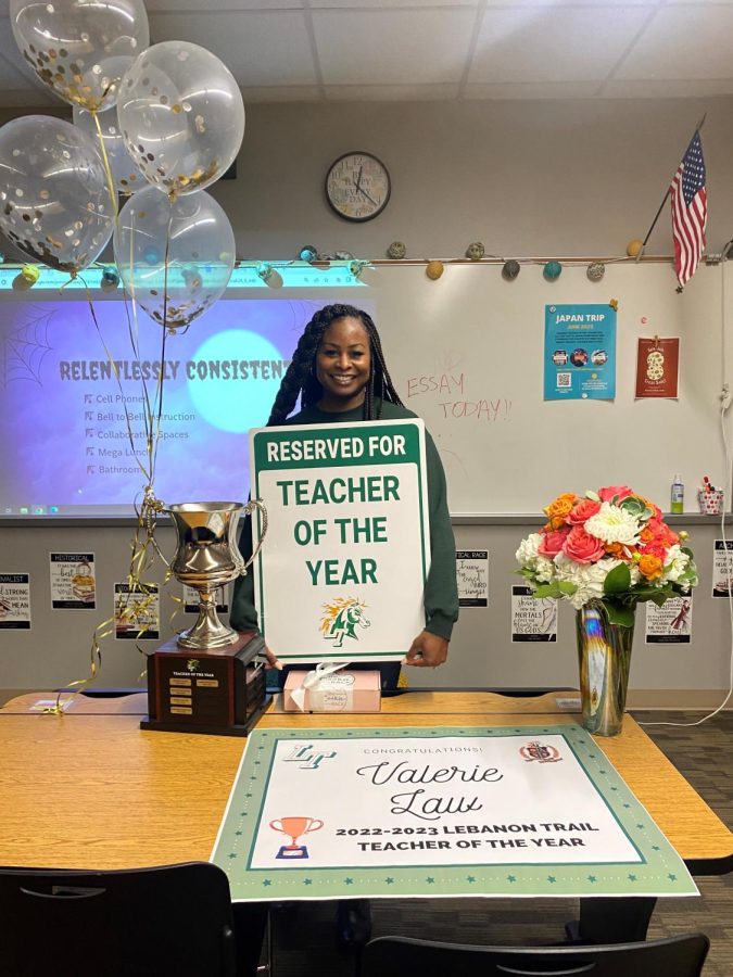 Mrs.Law wins Teachers of the Year Award. 

Photo Credit: LTHS 