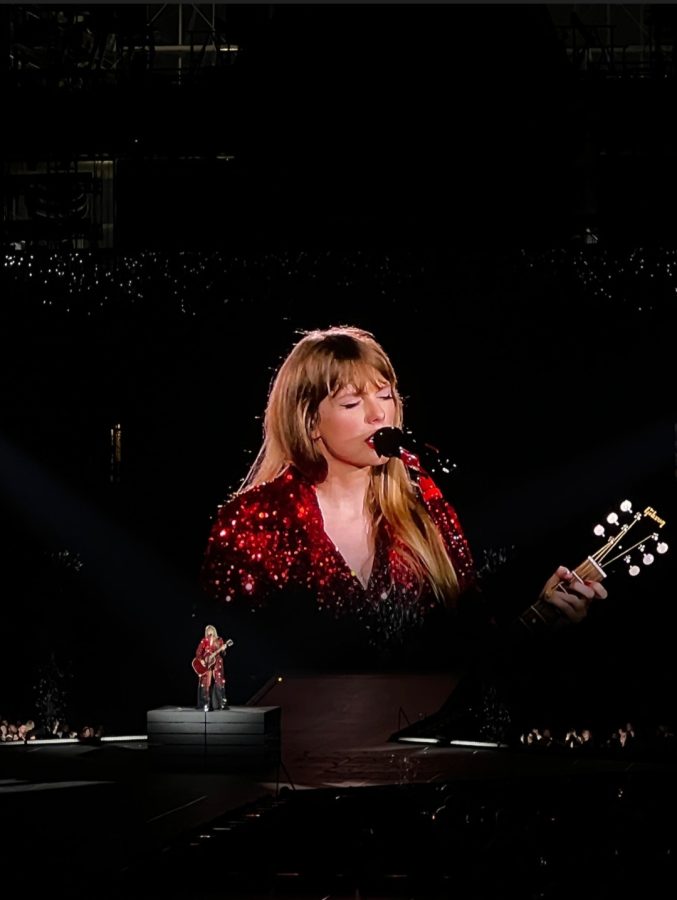Taylor Swift performs All Too Well at AT&T Stadium on March 31st to a sold out concert. 

Photo Credit: Addie Salvosa 