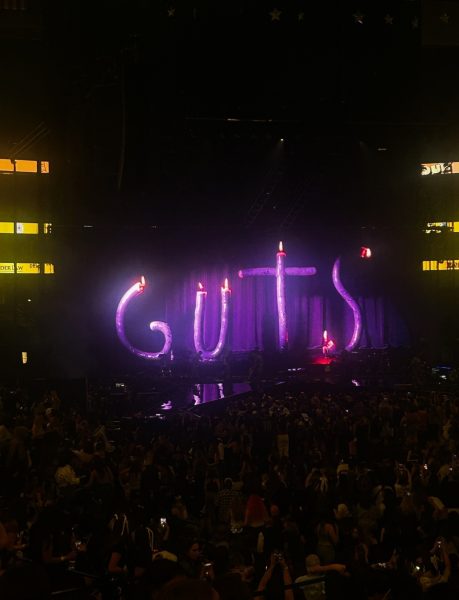 GUTS sign at AT&T Stadium before show on March 1, 2024

Photo Credit: Isabel Zajac