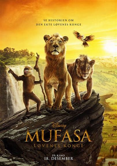 Official Movie Poster For "Mufasa: The Lion King" Movie 2024